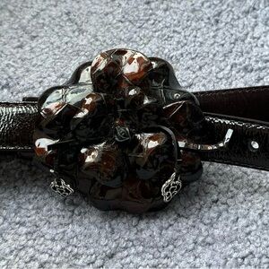 BRIGHTON ROSALIE BELT BROWN